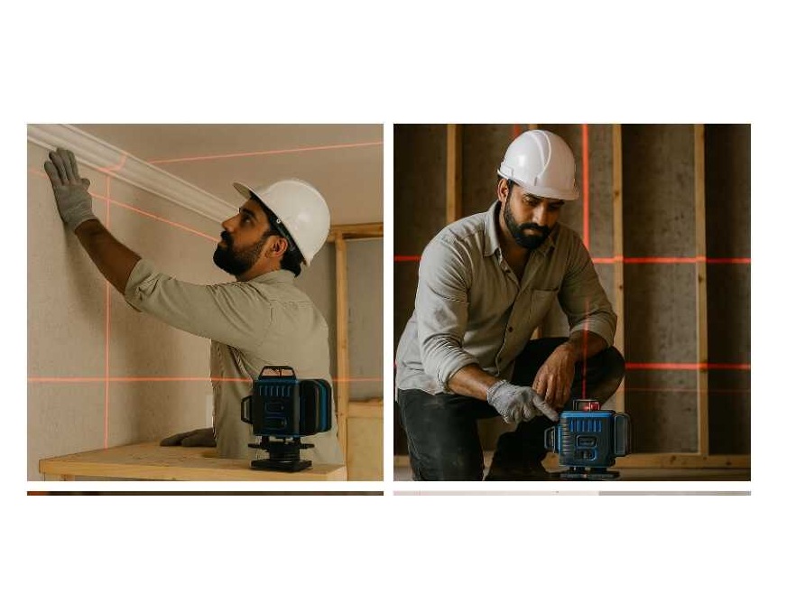 Professzionális 4D 16 vonalas önszintező lézer zöld fénnyel, 2 db akkumulátorral, hordozó állvánnyal SAT-1060 SUPAMASTER