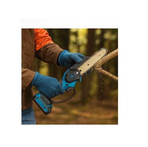 Professzionális ágvágó Akkumulátoros Kerti Szett – Metszőolló, Láncfűrész és Teleszkópos Toldó 3 in 1 SUPAMASTER - Image 5