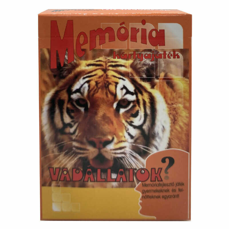 Memória kártyajáték -Vadállatok
