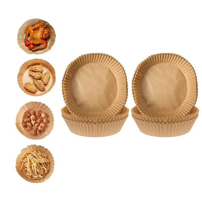 Kerek Air Fryer Sütőpapír Készlet - 16 x 4,5 cm (25 db) - Image 4