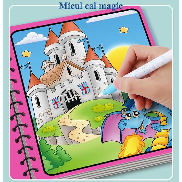 Varázslatos hercegnő és unikornis vízeskifestőkönyv , 3 éves kortól - Image 2