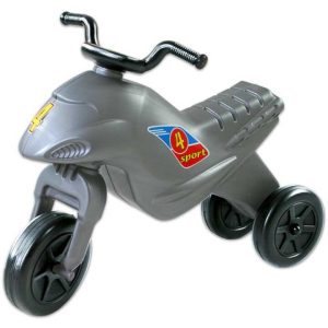 Sport 4-es Junior Műanyag 3 kerekű Futómotor- Szürke