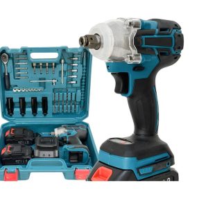 Akkumulátoros ütvecsavarozó és szerelő készlet 88V, 1350 Nm nyomaték, 28 db-os kiegészítő szettel, 2 db akkumulátorral, kofferben SM-1009 SUPAMASTER