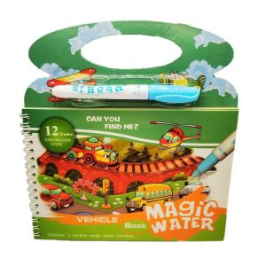 Varázslatos vízeskifestő könyv ,készségfejlesztő , 3 éves kortól