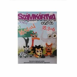 Számkártya -Osztás - Játszva tanulni könnyebb