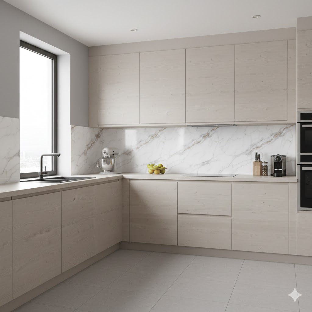 Prémium Arany Szürke Márványmintás Öntapadós Csempematrica 60cm x 30cm - Image 2