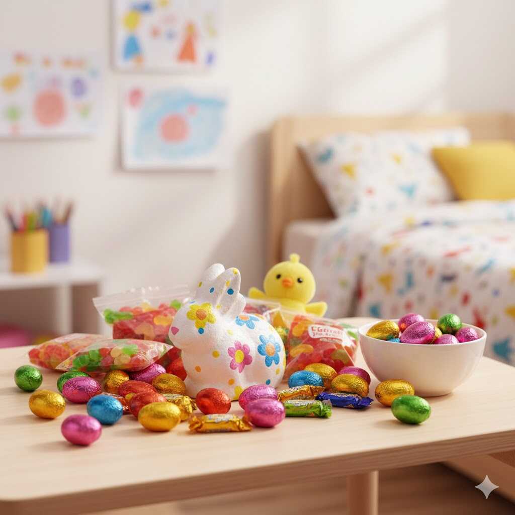 Húsvéti festhető nyuszi és tojás kreatív szett ecsettel és festékkel - Image 4