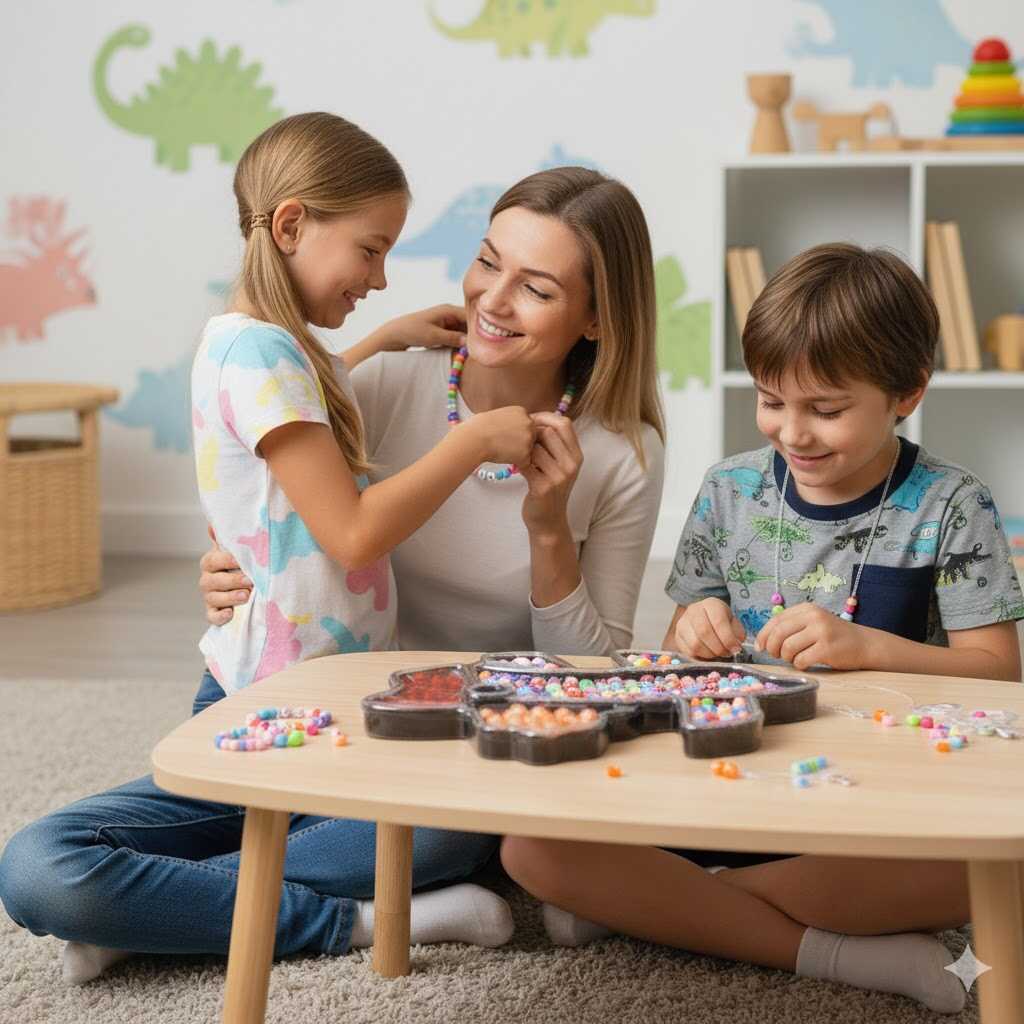 Kreatív és készségfejlesztő gyöngyfüző készlet , 6 éves kortól - Image 2