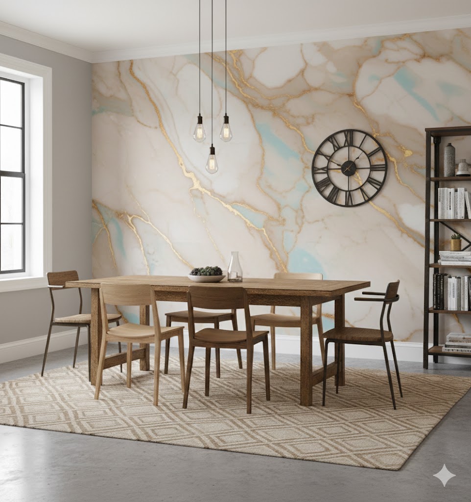 Luxus Arany-Bézs Márványmintás Öntapadós Csempematrica 60cm x 30cm - Image 3