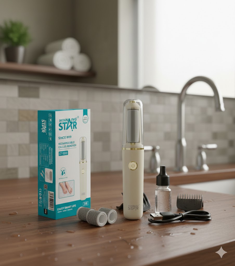 Winning Star Velvet Touch Újratölthető Elektromos Sarokreszelő - Image 4