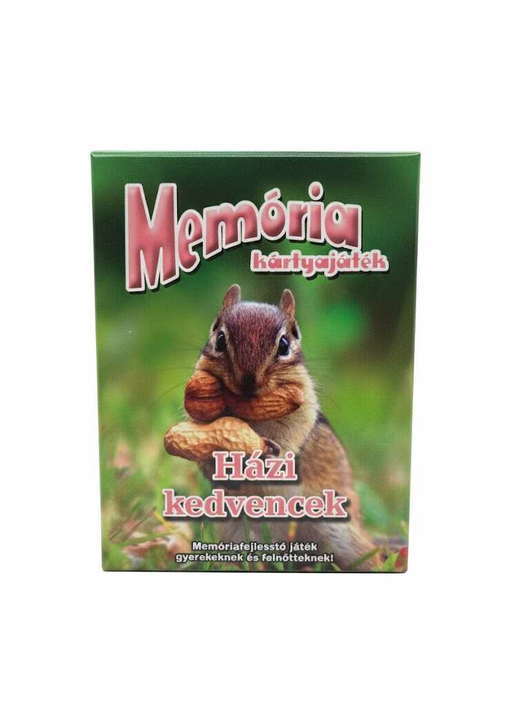 Memória kártyajáték - Házi Kedvencek