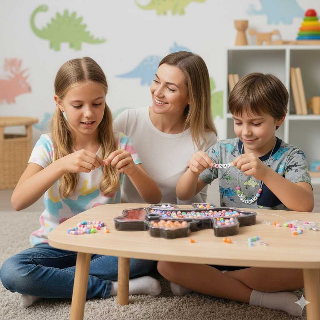 Kreatív és készségfejlesztő gyöngyfüző készlet , 6 éves kortól - Image 3