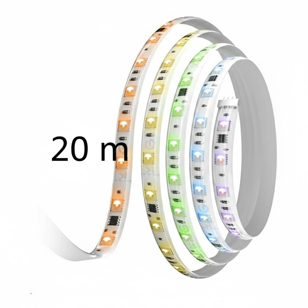 Öntapadós Többszínű SMD LED Szalag 20m