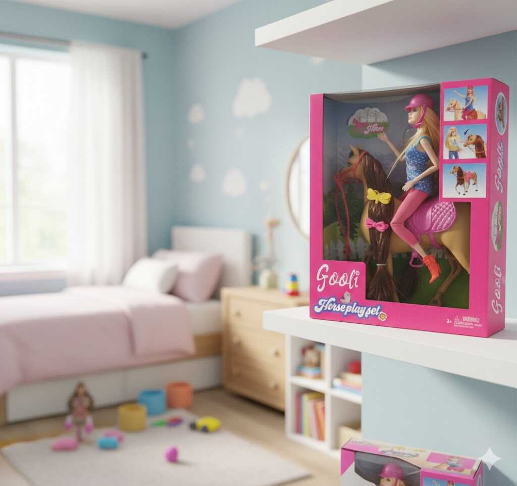 Lovas kaland baba szett barna paripával - Image 3