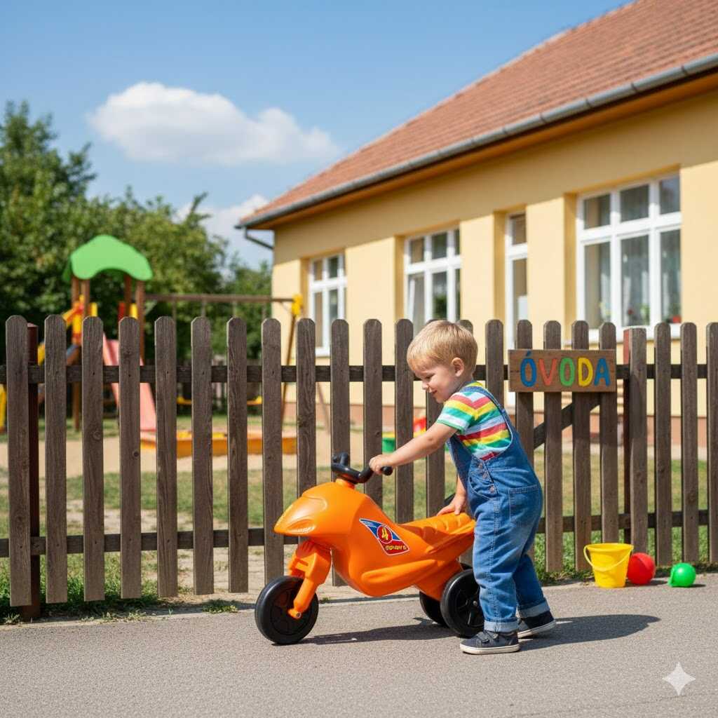 Sport 4-es Junior Műanyag 3 kerekű Futómotor- narancsszín - Image 4