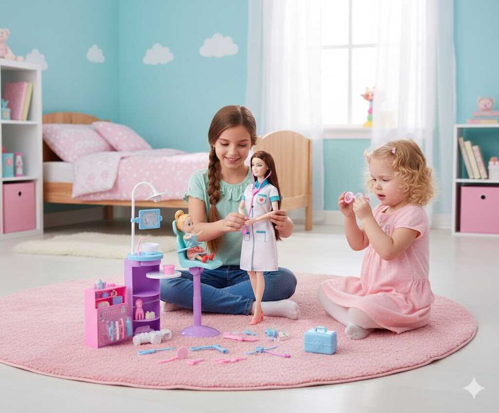 Mosolygós fogászat: Interaktív orvosi szett babával és székkel - Image 4