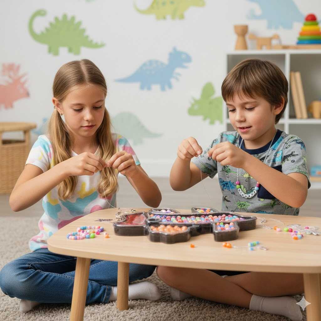 Kreatív és készségfejlesztő gyöngyfüző készlet , 6 éves kortól - Image 4