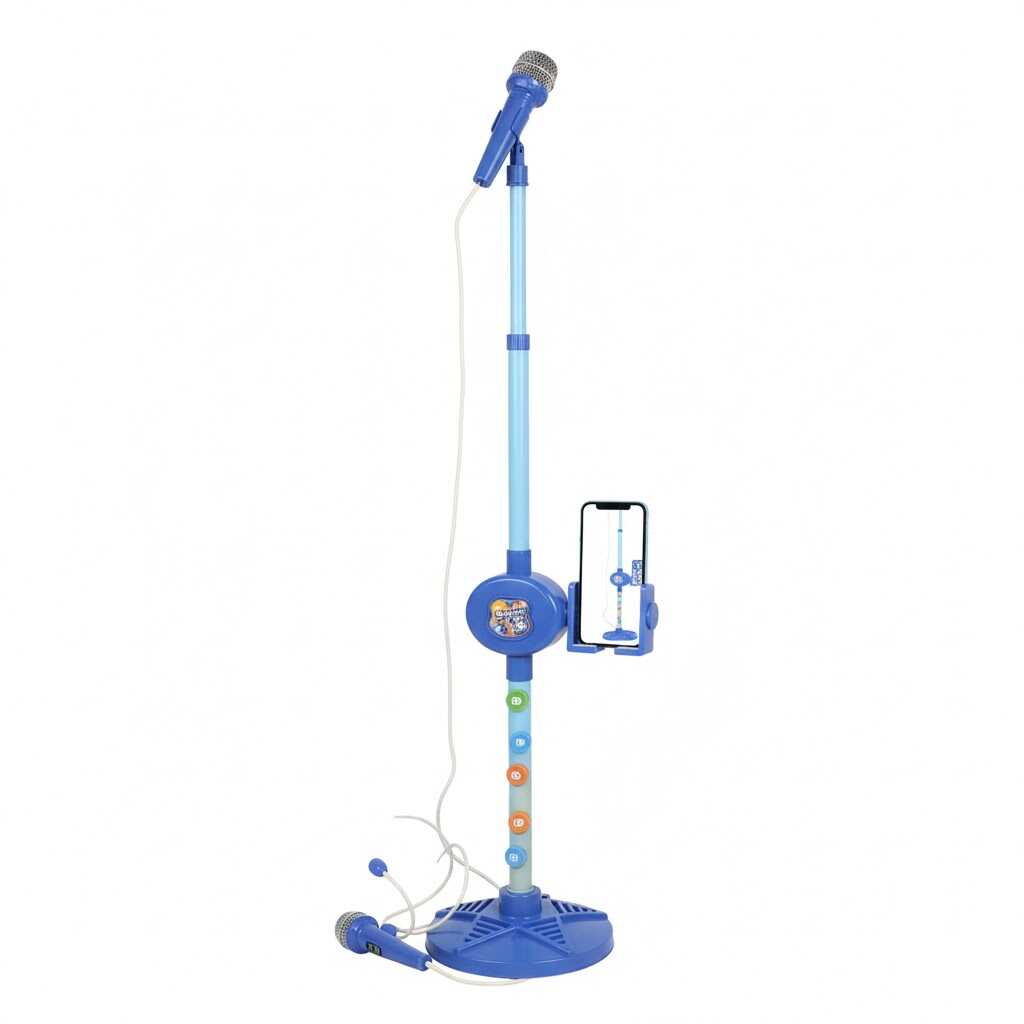 Légy te a színpad királya - Mikrofon állvánnyal gyerekeknek , bluetooth kapcsolat és fényekkel