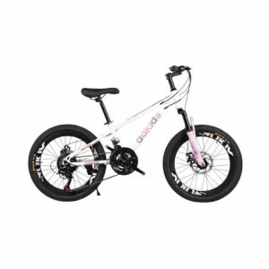 Gyerek kerékpár 20” – strapabíró mountain bike 6–9 éveseknek, fehér-rózsaszín – Moroso