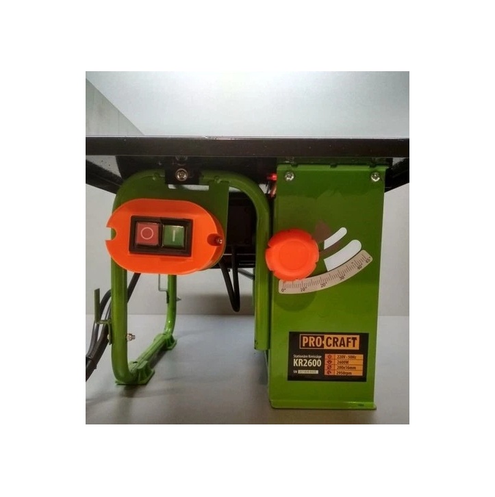 Asztali Körfűrész 200mm 2600W (Metal Frame) KR2600 PROCRAFT - Image 8