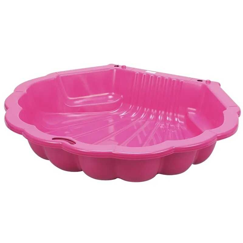 Kagyló homokozó/medence ,rózsaszín 107 cm x 79 cm x 8 cm