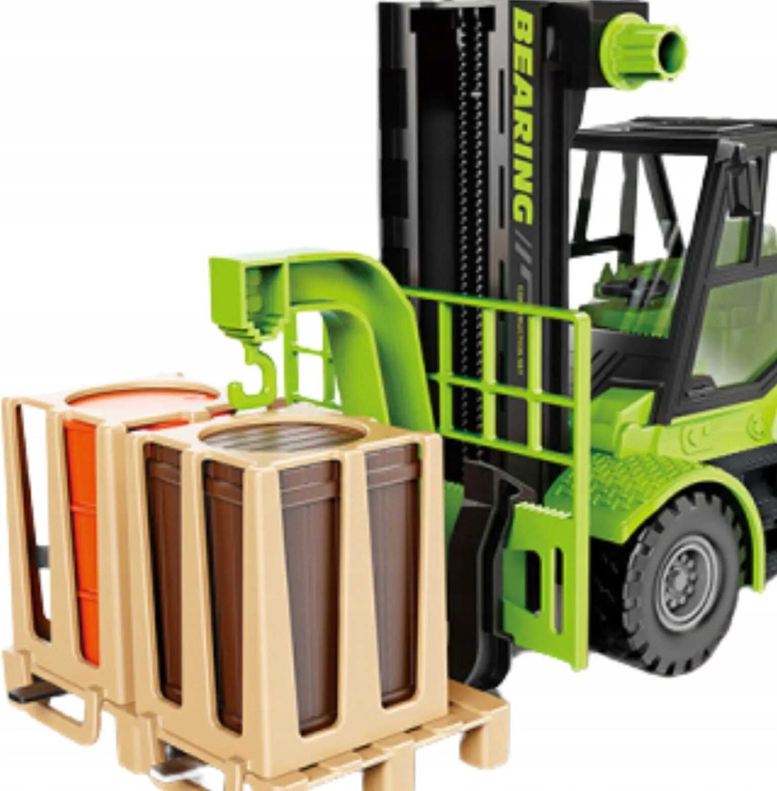 Multifunkciós Ipari Targonca Játékszett Emelhető Villával és Szállítmány tartozékokkal - Image 2