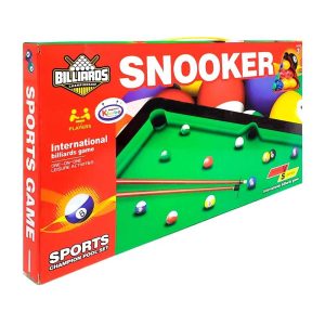 Asztali billiárd/snooker gyerekeknek ,golyókkal és 2 dákóval , 3 éves kortól