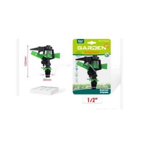 Kerti impulzusos esőztető fej állítható szektoros locsolófej 1/2" Kmt TOOLS