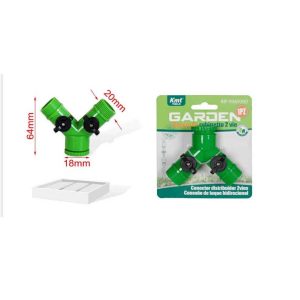 Kerti csaptelep elosztó 2 utas szabályozható szeleppel Kmt TOOLS