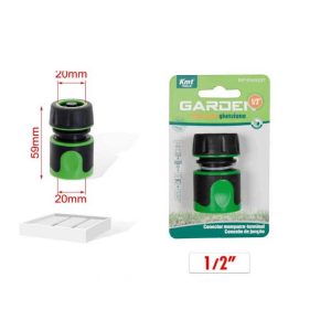 Kerti tömlő gyorscsatlakozó gumírozott markolattal 1/2" Kmt TOOLS