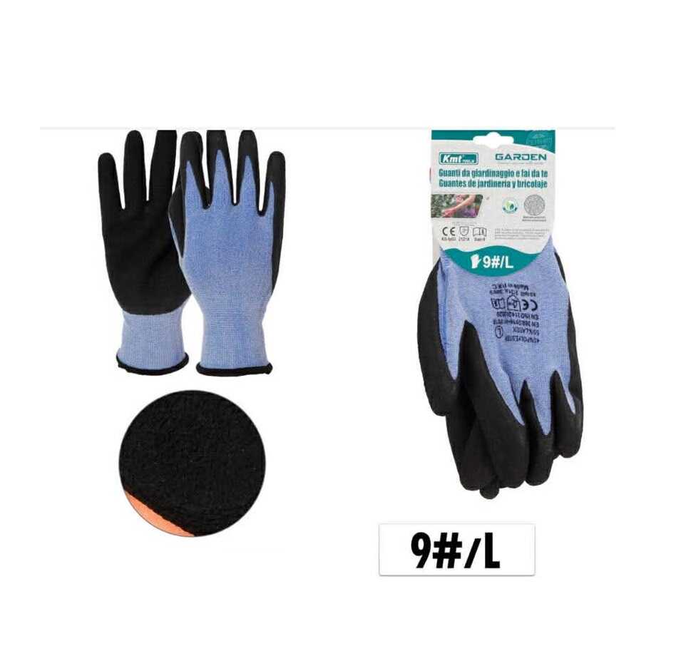 Latexszel mártott csúszásmentes szerelőkesztyű L-es méret Kmt TOOLS