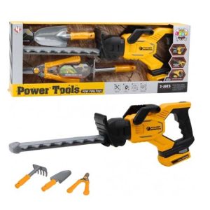 Interaktív gyerek kerti szerszámkészlet , elemes orrfűrész és kerti kis kézi szerszámok