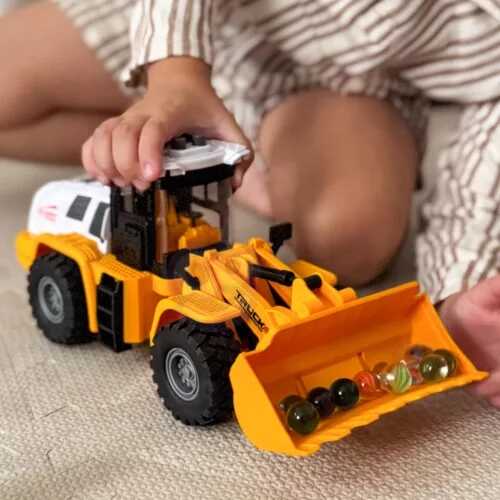 Interaktív Építőipari Rakodógép Mozgatható Emelőkarral és Hanghatásokkal - Image 6