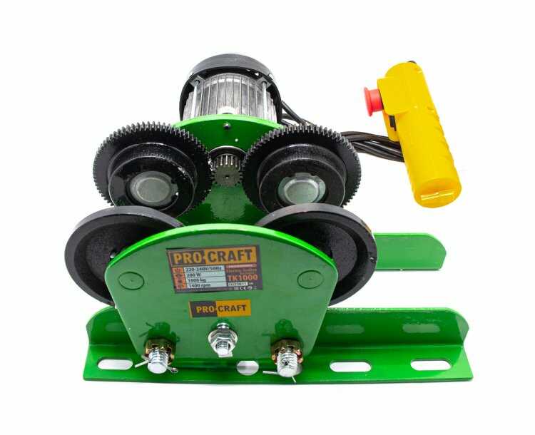 Elektromos Sínfutómű 1000kg 200W (I-gerendához) TK1000 PROCRAFT - Image 2