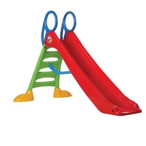 Nagy méretű műanyag kerti csúszda - 220 x 140 x 200 cm.