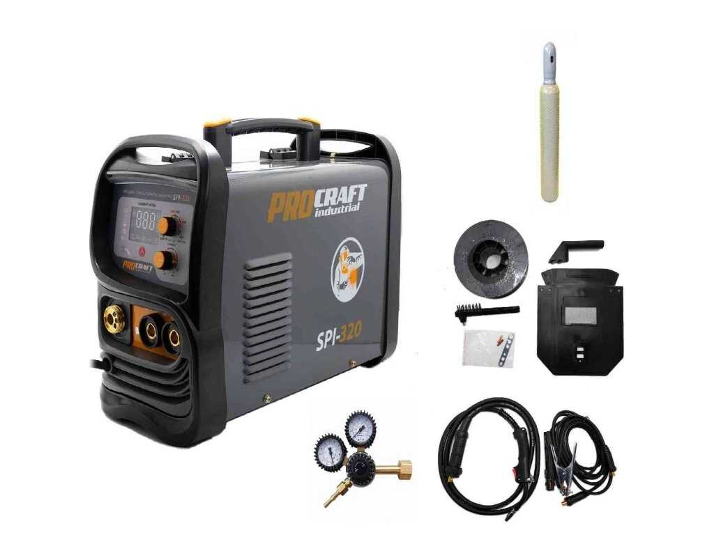Inverteres Hegesztőgép 4 in 1 (Elektródás és Co) 160A LCD SPI-320 PROCRAFT - Image 3