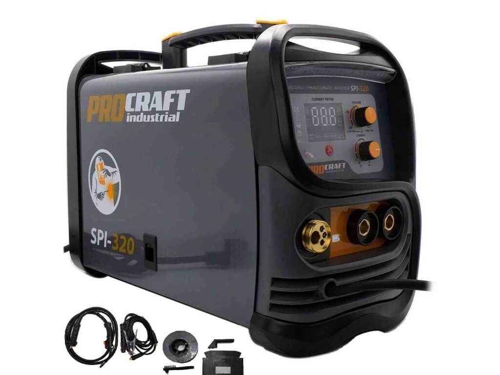 Inverteres Hegesztőgép 4 in 1 (Elektródás és Co) 160A LCD SPI-320 PROCRAFT