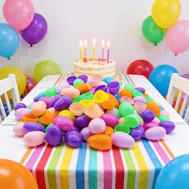 Újratöltehtő színes műanyag kistojás 18db / csomag , 4 cm - Image 3