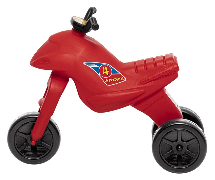 Super Bike 4 Maxi Lábbal hajtatós kismotor , piros , 60×28×48 cm - Image 2