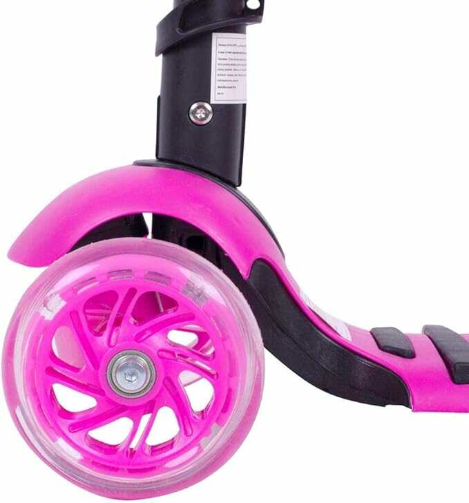 3 az 1-ben katicás gyermek roller ,világító kerekekkel és levehető üléssel , rózsaszín - Image 5