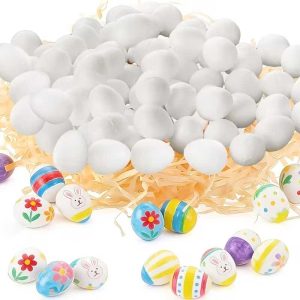 Hungarocel tojás 12db /csomag vízfesékkel és ecsettel , 4 cm