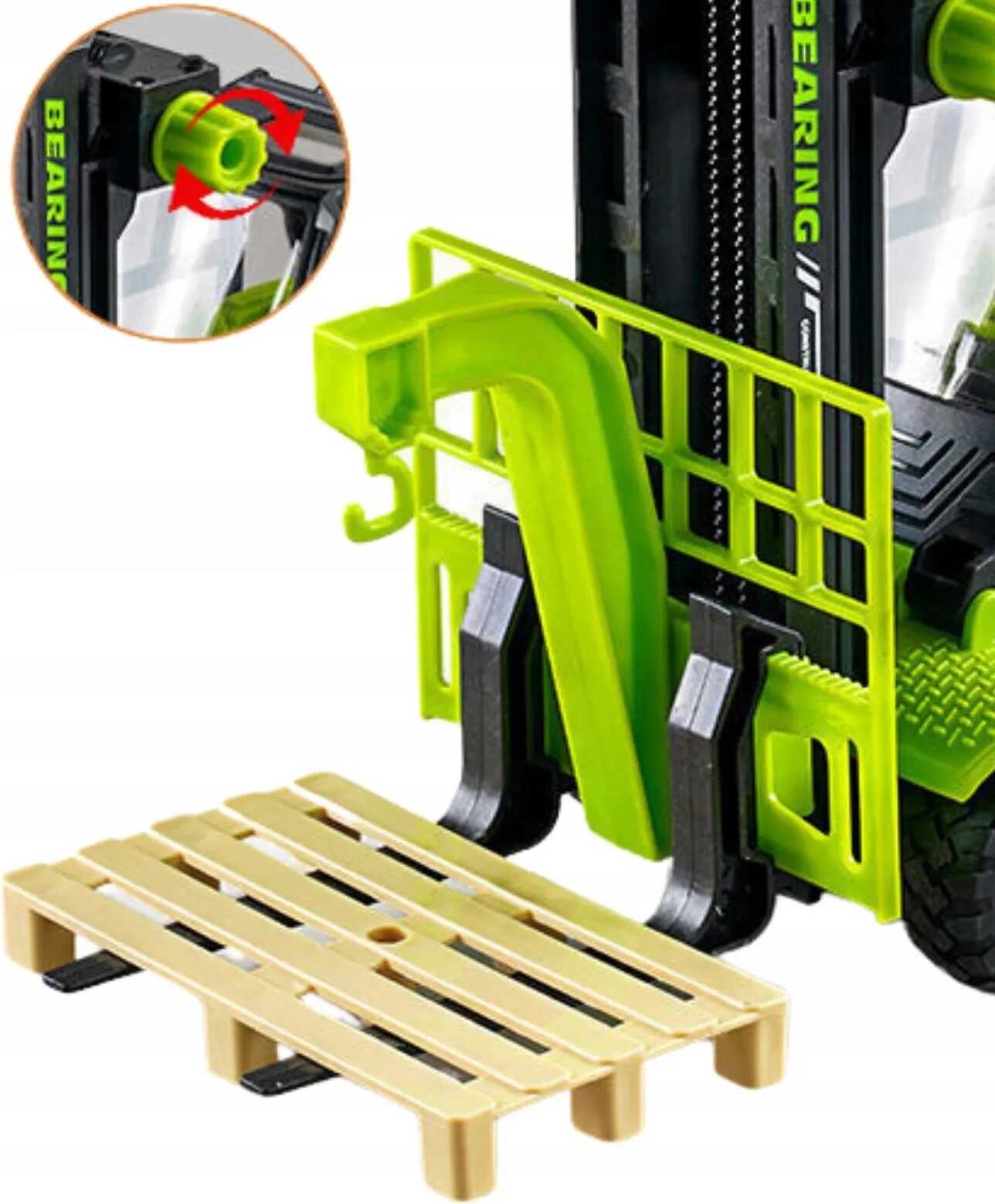 Multifunkciós Ipari Targonca Játékszett Emelhető Villával és Szállítmány tartozékokkal - Image 4