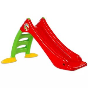 MŰanyag kerti csúszda -piros - 136 x 72 x 85 cm