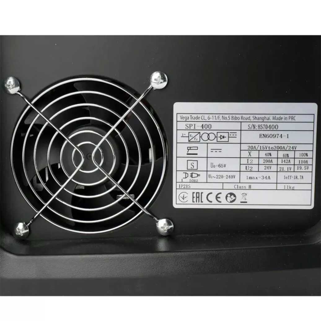 Inverteres Hegesztőgép 2 in 1 univerzális (Elektródás és Co) 200A LCD SPI-400 PROCRAFT - Image 6