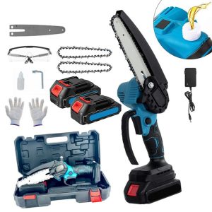 Akkumulátoros Láncfűrész - 68V Olajtartállyal 2 Akkuval FK-6042 FLINKE