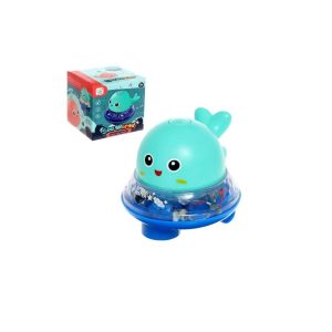 Interaktív vizet spriccelő és világító bálna fürdőjáték