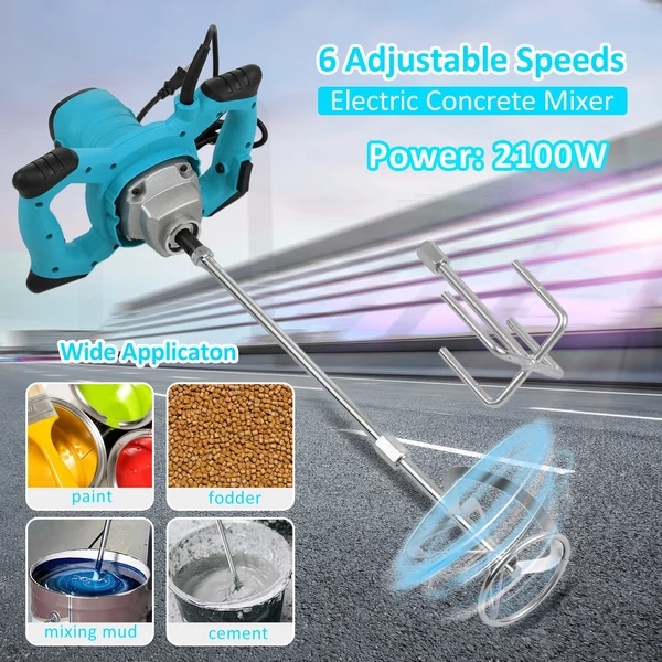 Elektromos Keverőgép - 2 db keverőszárral 3700W Ipari Teljesítmény SM-1020 SUPAMASTER - Image 10