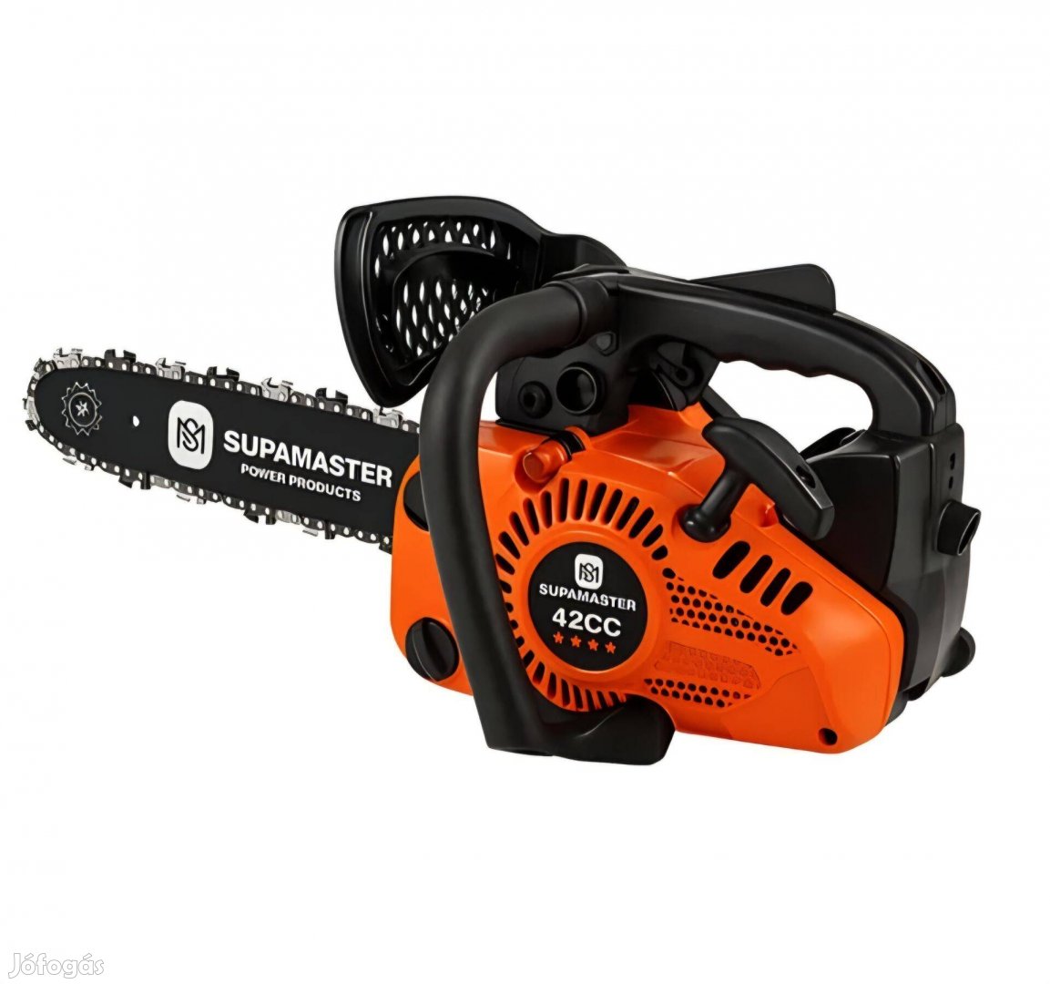 Egykezes Benzines Gallyazó Láncfűrész 45 cm³ motorral, 12" láncvezetővel SUPAMASTER MS-9070