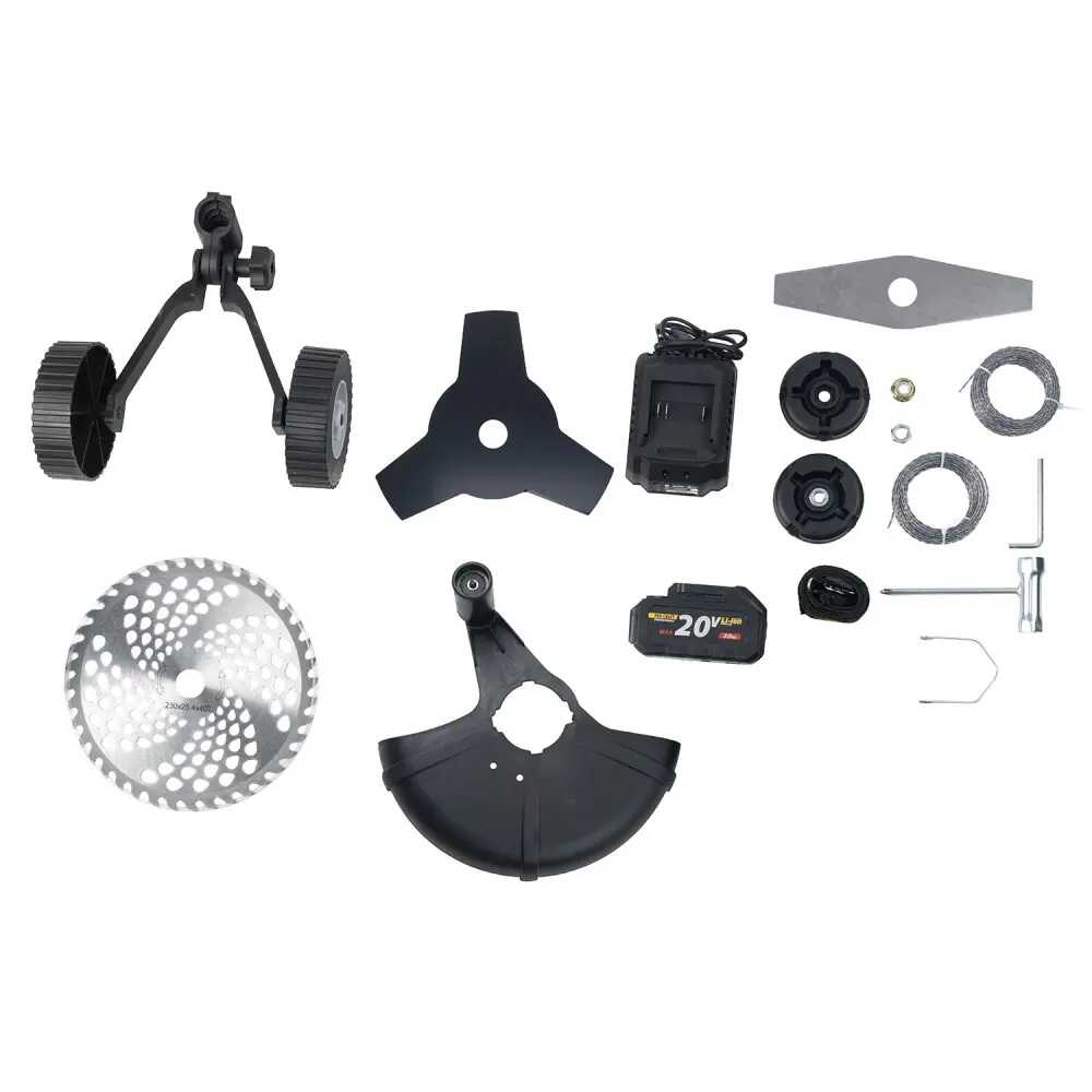 Akkumulátoros kerekes Szegélynyíró fűkasza 230mm (Szénkefe nélküli + Kerekes) PTA-25BL-1B PROCRAFT - Image 5