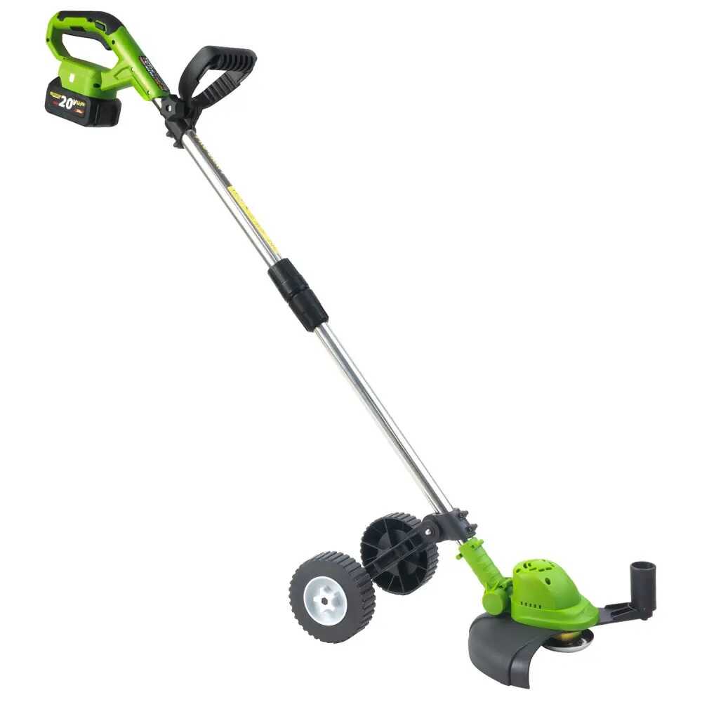 Akkumulátoros kerekes Szegélynyíró fűkasza 230mm (Szénkefe nélküli + Kerekes) PTA-25BL-1B PROCRAFT - Image 3